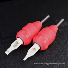 Newest Disposable 30mm Red Tattoo Needles Cartridges Grips